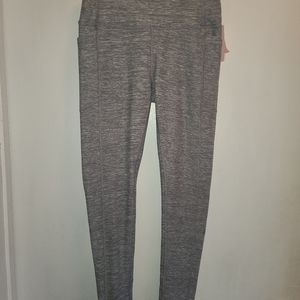 Size 6 Gray Victoria's Secret Incredible Essential Leggings NWT